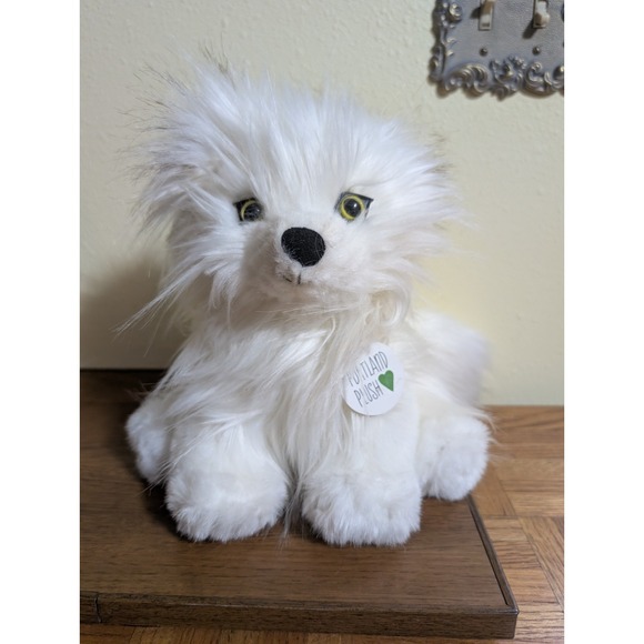 Portland plush Other - Portland Plush Arctic Fox named Aurora White Fluffy Plush w/Tag 10" Realistic